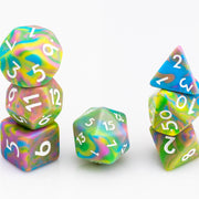 Hippy Dippy | Resin DND Dice Set | Resin RPG Dice