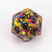 Funfetti | Resin RPG Dice Set | Resin DND Dice