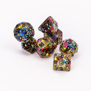 Funfetti | Resin RPG Dice Set | Resin DND Dice