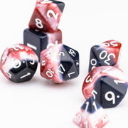 Rockets Red Glare | Resin RPG Dice Set | Resin DND Dice