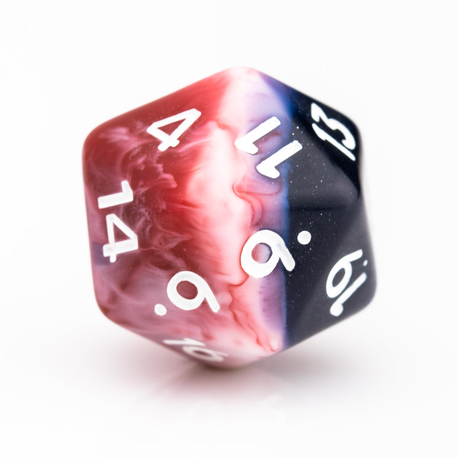 Rockets Red Glare | Resin RPG Dice Set | Resin DND Dice