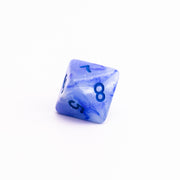 Winter's Glow | Resin DND Dice Set | Glow in the Dark Dice