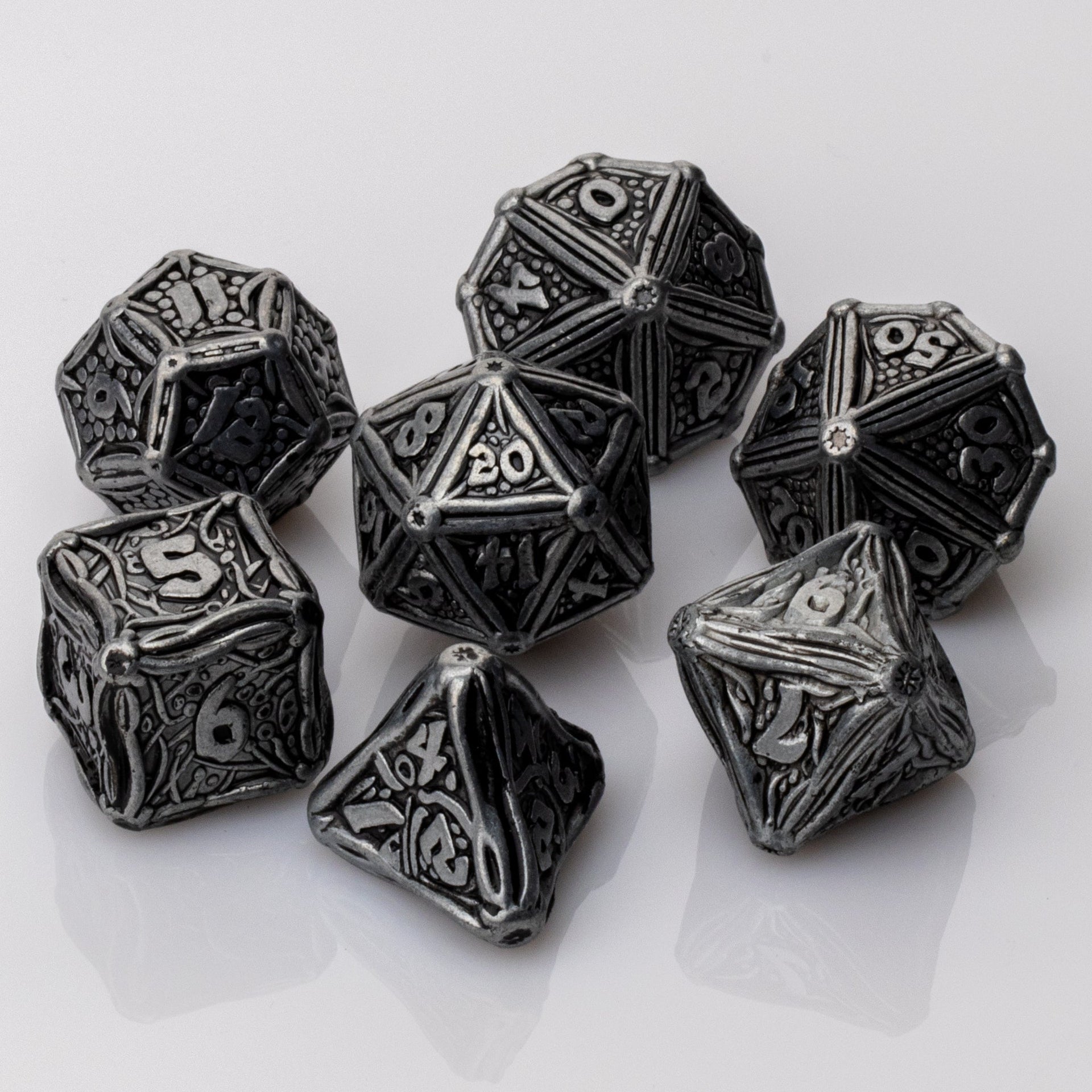 Metal RPG Dice Sets | Metal DND Dice Sets – Libris Arcana